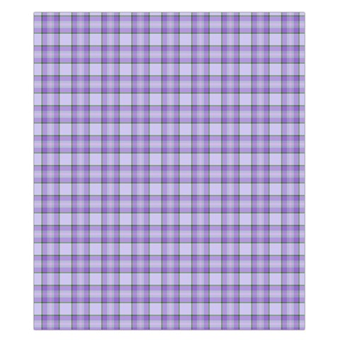 Purple Plaid Tartan 2 Duvet Cover Double Side (California King Size) from ArtsNow.com Front