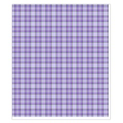 Purple Plaid Tartan 2 Duvet Cover Double Side (California King Size) from ArtsNow.com Front