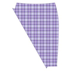 Purple Plaid Tartan 2 Midi Wrap Pencil Skirt from ArtsNow.com Front Left