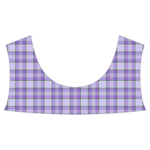 Purple Plaid Tartan 2 Sleeveless Cozy Lounge Set  from ArtsNow.com Front Top