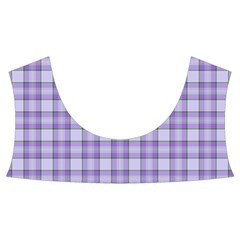 Purple Plaid Tartan 2 Sleeveless Cozy Lounge Set  from ArtsNow.com Front Top