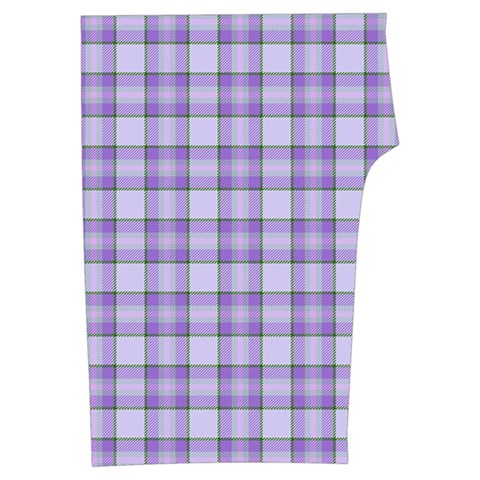 Purple Plaid Tartan 2 Sleeveless Cozy Lounge Set  from ArtsNow.com Front Bottom Right