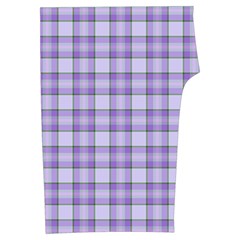 Purple Plaid Tartan 2 Sleeveless Cozy Lounge Set  from ArtsNow.com Front Bottom Right