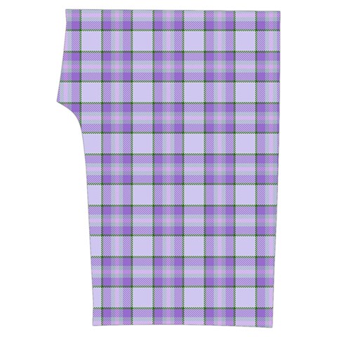 Purple Plaid Tartan 2 Sleeveless Cozy Lounge Set  from ArtsNow.com Front Bottom Left