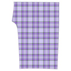 Purple Plaid Tartan 2 Sleeveless Cozy Lounge Set  from ArtsNow.com Front Bottom Left