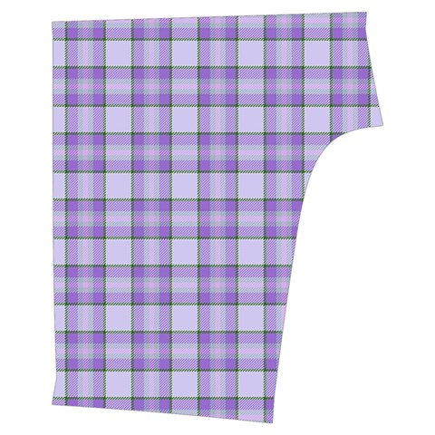 Purple Plaid Tartan 2 Sleeveless Cozy Lounge Set  from ArtsNow.com Back Bottom Left