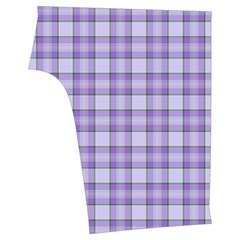 Purple Plaid Tartan 2 Sleeveless Cozy Lounge Set  from ArtsNow.com Back Bottom Right