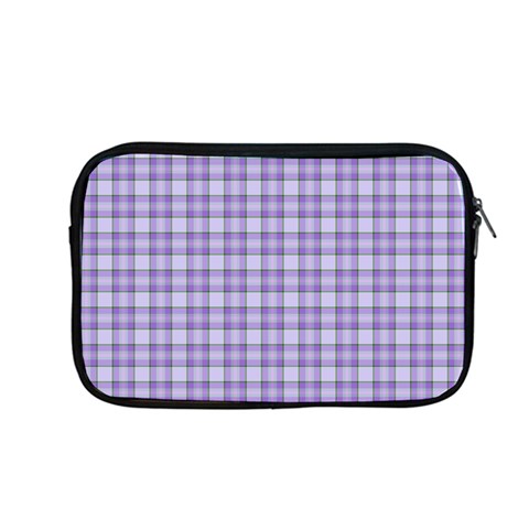 Purple Plaid Tartan 2 Apple MacBook Pro 13  Zipper Case from ArtsNow.com Front