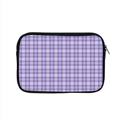 Purple Plaid Tartan 2 Apple MacBook Pro 15  Zipper Case from ArtsNow.com Front