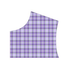 Purple Plaid Tartan 2 Women s Button Up Vest from ArtsNow.com Top Left