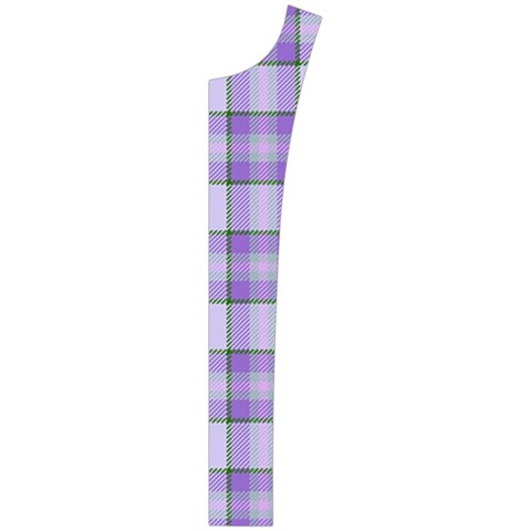 Purple Plaid Tartan 2 Women s Button Up Vest from ArtsNow.com Button Placket Right