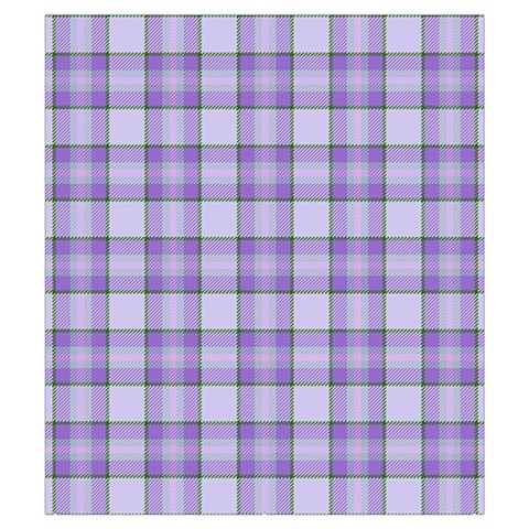 Purple Plaid Tartan 2 Everyday Shoulder Bag with Pouch Bag from ArtsNow.com Back