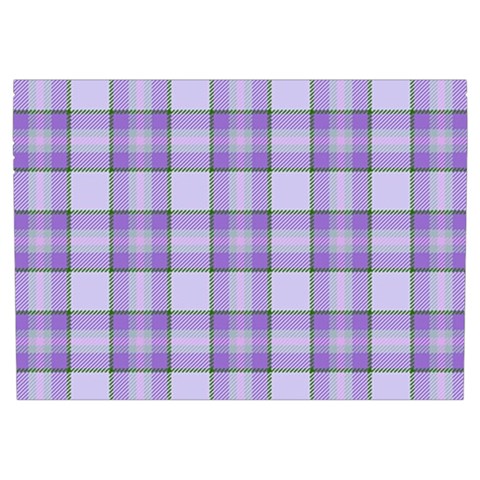 Purple Plaid Tartan 2 Everyday Shoulder Bag with Pouch Bag from ArtsNow.com Front Pocket