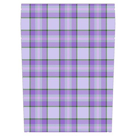 Purple Plaid Tartan 2 Everyday Shoulder Bag with Pouch Bag from ArtsNow.com Left Pocket