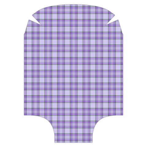 Purple Plaid Tartan 2 Luggage Cover (Medium) from ArtsNow.com Front