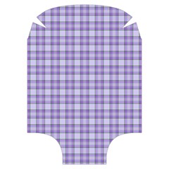 Purple Plaid Tartan 2 Luggage Cover (Medium) from ArtsNow.com Back