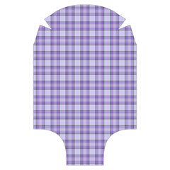 Purple Plaid Tartan 2 Luggage Cover (Small) from ArtsNow.com Front