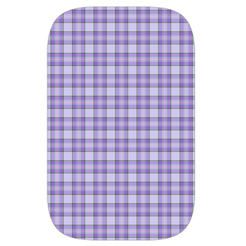 Purple Plaid Tartan 2 Waist Pouch (Small) from ArtsNow.com Front