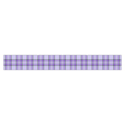 Purple Plaid Tartan 2 Make Up Case (Small) from ArtsNow.com Zipper Tape Front