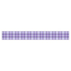 Purple Plaid Tartan 2 Make Up Case (Small) from ArtsNow.com Zipper Tape Front