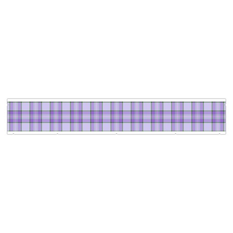 Purple Plaid Tartan 2 Make Up Case (Medium) from ArtsNow.com Zipper Front