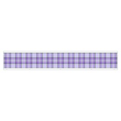 Purple Plaid Tartan 2 Make Up Case (Medium) from ArtsNow.com Zipper Back