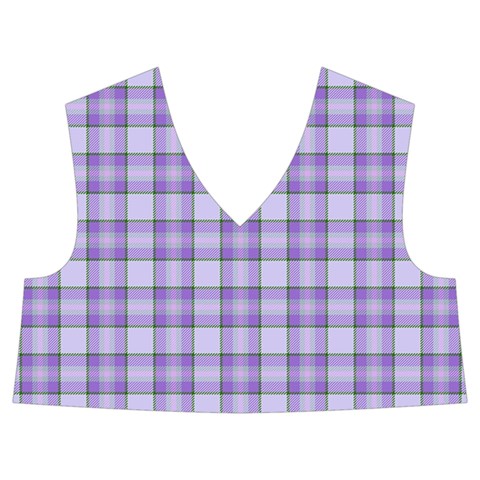 Purple Plaid Tartan 2 Kids  Midi Sailor Dress from ArtsNow.com Front Top