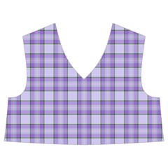 Purple Plaid Tartan 2 Kids  Midi Sailor Dress from ArtsNow.com Front Top