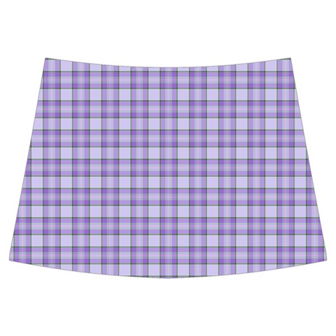 Purple Plaid Tartan 2 Kids  Midi Sailor Dress from ArtsNow.com Front Skirt