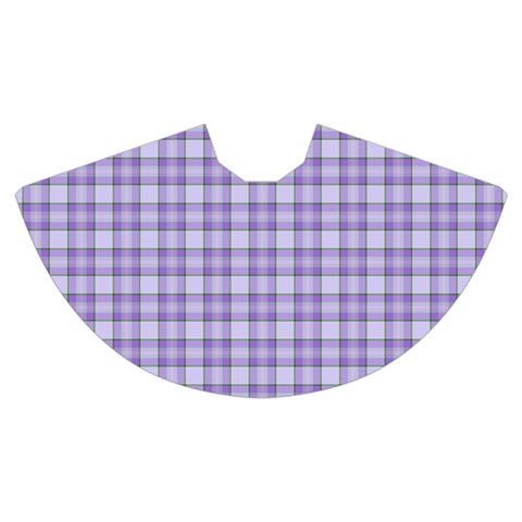 Purple Plaid Tartan 2 Women s Crop Top Pleated Skater Rave Skirt from ArtsNow.com Skirt Front