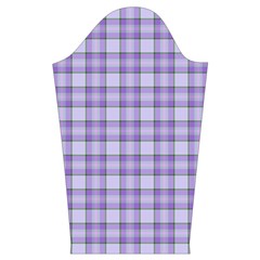 Purple Plaid Tartan 2 Kids  Long Sleeve Velvet Lounge Robe from ArtsNow.com Sleeve Right