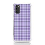 Purple Plaid Tartan 2 Samsung Galaxy S20 6.2 Inch TPU UV Case