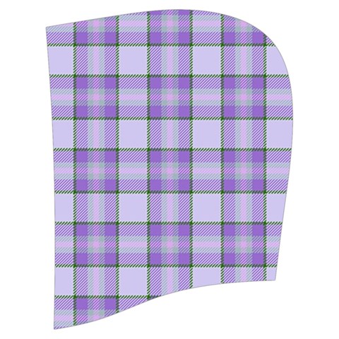 Purple Plaid Tartan 2 Kids  Stylish Hooded Puffer Vest from ArtsNow.com Hood Left