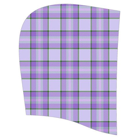 Purple Plaid Tartan 2 Kids  Stylish Hooded Puffer Vest from ArtsNow.com Hood Right