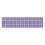 Purple Plaid Tartan 2 Banner and Sign 4  x 1 