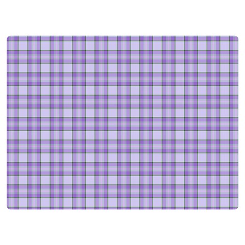 Purple Plaid Tartan 2 Premium Plush Fleece Blanket (Extra Small) from ArtsNow.com 40 x30  Blanket Front