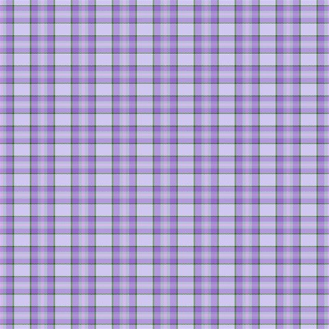 Purple Plaid Tartan 2 7  x 9  Hardcover Notebook from ArtsNow.com Back Cover