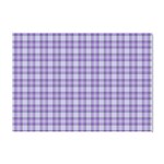 Purple Plaid Tartan 2 Crystal Sticker (A4)