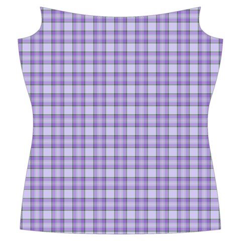 Purple Plaid Tartan 2 Women s Cut Out Long Sleeve T Front