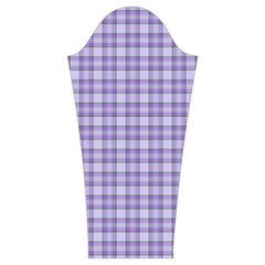 Purple Plaid Tartan 2 Women s Cut Out Long Sleeve T Sleeve Right