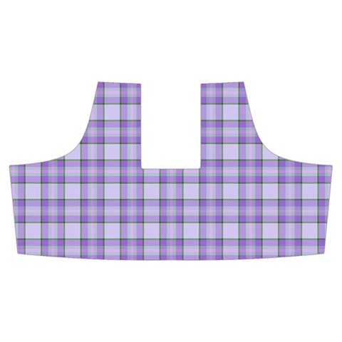 Purple Plaid Tartan 2 Men s Side Zip Front Pouch Ski And Snowboard Bib Pants	 from ArtsNow.com Front