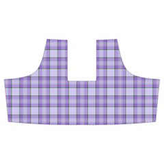 Purple Plaid Tartan 2 Men s Side Zip Front Pouch Ski And Snowboard Bib Pants	 from ArtsNow.com Front