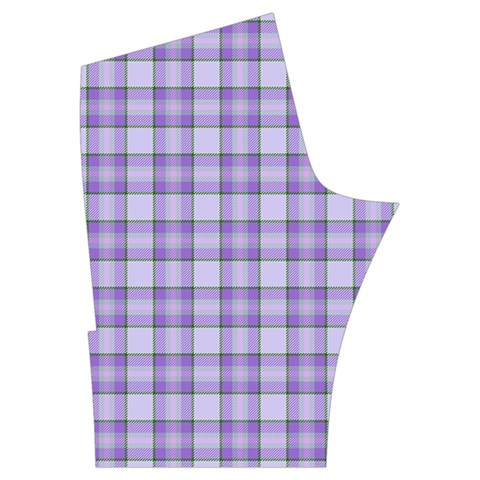 Purple Plaid Tartan 2 Men s Side Zip Front Pouch Ski And Snowboard Bib Pants	 from ArtsNow.com Back Left