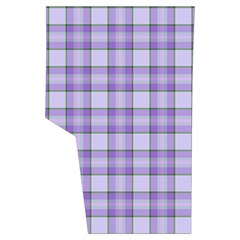 Purple Plaid Tartan 2 Men s Side Zip Front Pouch Ski And Snowboard Bib Pants	 from ArtsNow.com Back Right Center