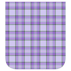 Purple Plaid Tartan 2 Men s Side Zip Front Pouch Ski And Snowboard Bib Pants	 from ArtsNow.com Right Pocket