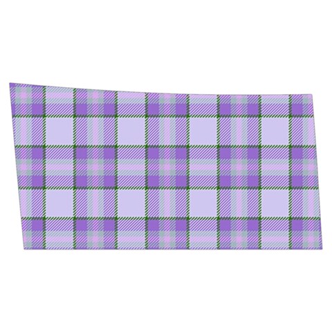 Purple Plaid Tartan 2 Men s Side Zip Front Pouch Ski And Snowboard Bib Pants	 from ArtsNow.com Front Right