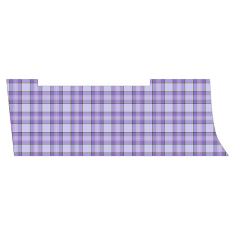 Purple Plaid Tartan 2 Men s Side Zip Front Pouch Ski And Snowboard Bib Pants	 from ArtsNow.com Waistband Right