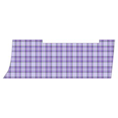 Purple Plaid Tartan 2 Men s Side Zip Front Pouch Ski And Snowboard Bib Pants	 from ArtsNow.com Waistband Left