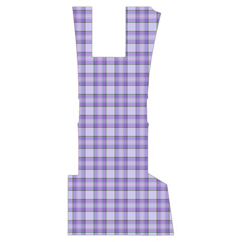 Purple Plaid Tartan 2 Men s Side Zip Front Pouch Ski And Snowboard Bib Pants	 from ArtsNow.com Front Bottom Right