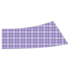 Purple Plaid Tartan 2 Men s Side Zip Front Pouch Ski And Snowboard Bib Pants	 from ArtsNow.com Waistband Back Left